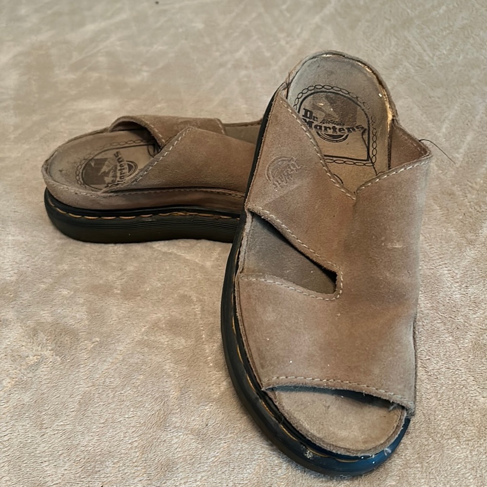 Dr. Martins Suede Sandles